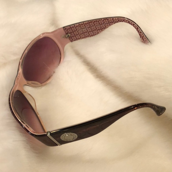 Authentic Coach Burgundy Colored Lens Sunglasses - Picture 3 of 8